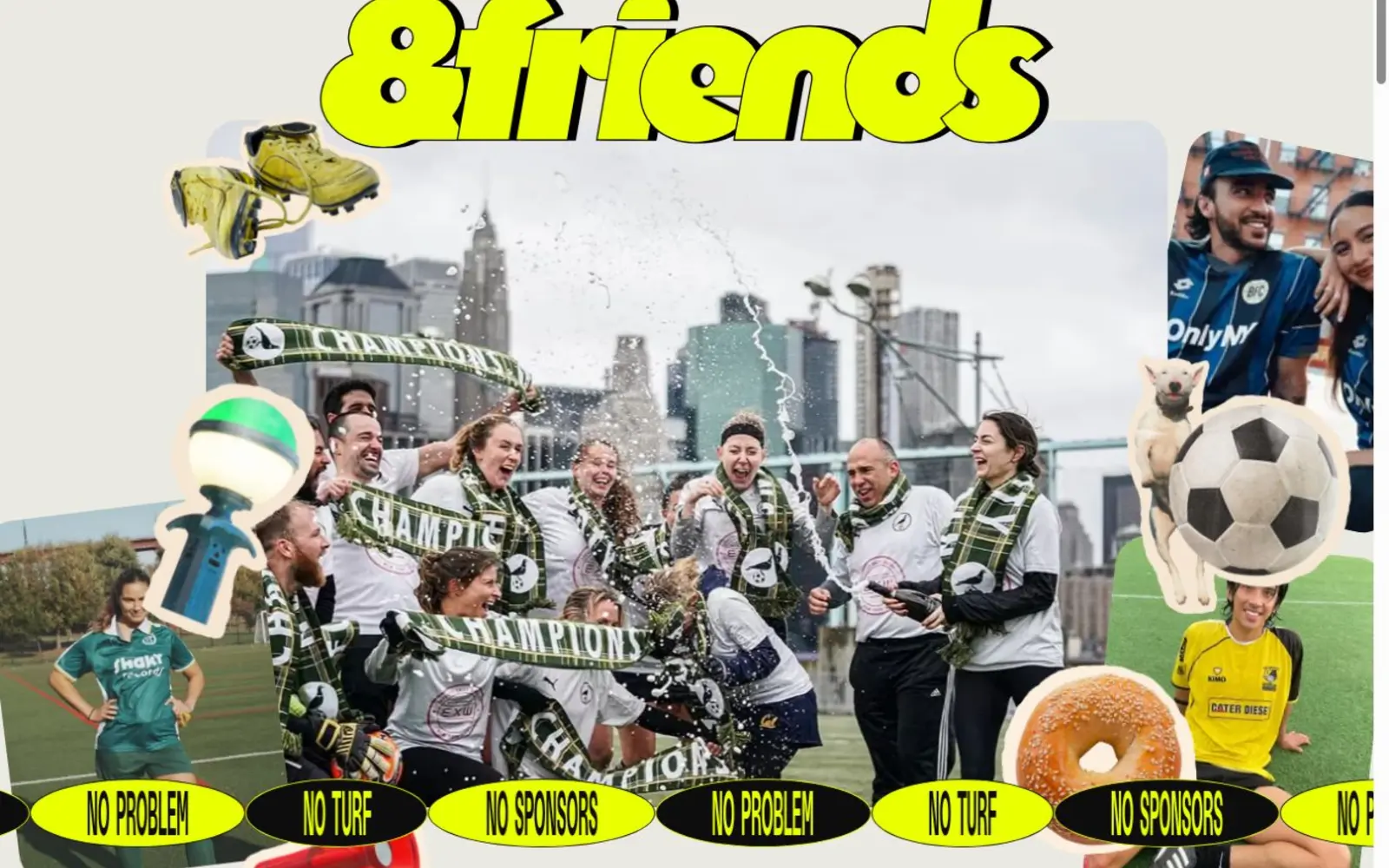 Preview of the andfriends football culture website